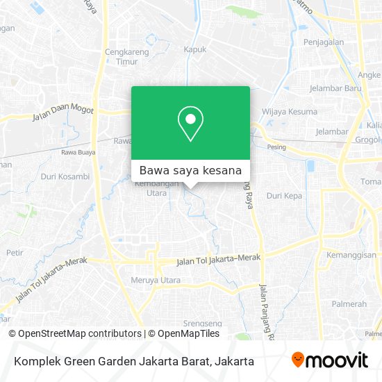 Peta Komplek Green Garden Jakarta Barat