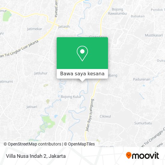 Peta Villa Nusa Indah 2