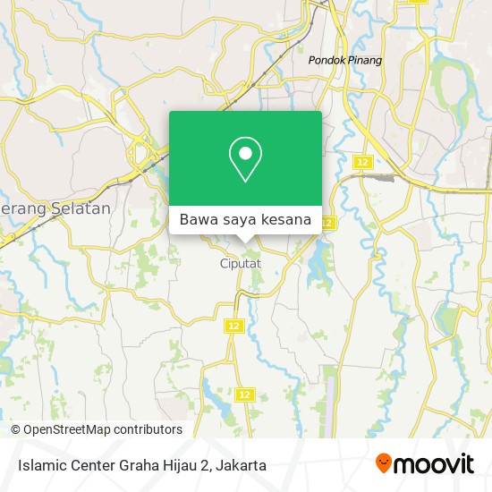 Peta Islamic Center Graha Hijau 2