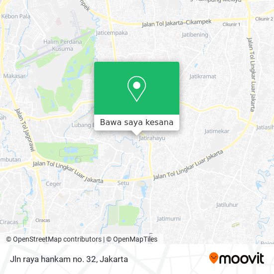 Peta Jln raya hankam no. 32