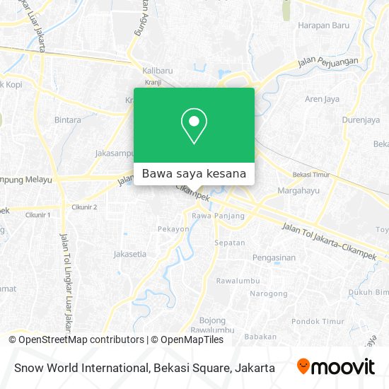 Peta Snow World International, Bekasi Square