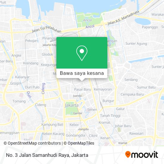 Peta No. 3 Jalan Samanhudi Raya