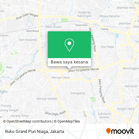 Peta Ruko Grand Puri Niaga