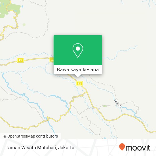 Peta Taman Wisata Matahari