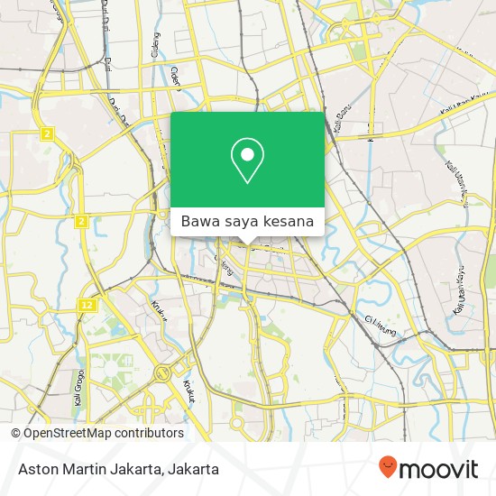 Peta Aston Martin Jakarta