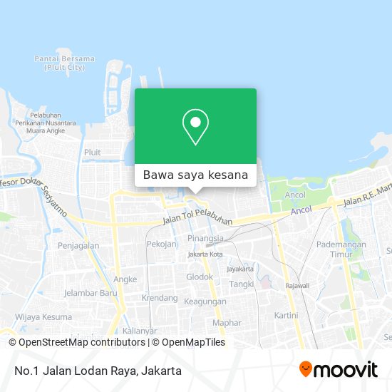 Peta No.1 Jalan Lodan Raya