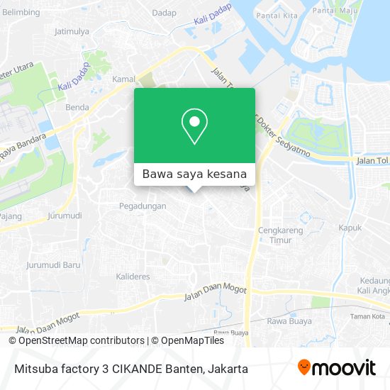 Peta Mitsuba factory 3 CIKANDE Banten