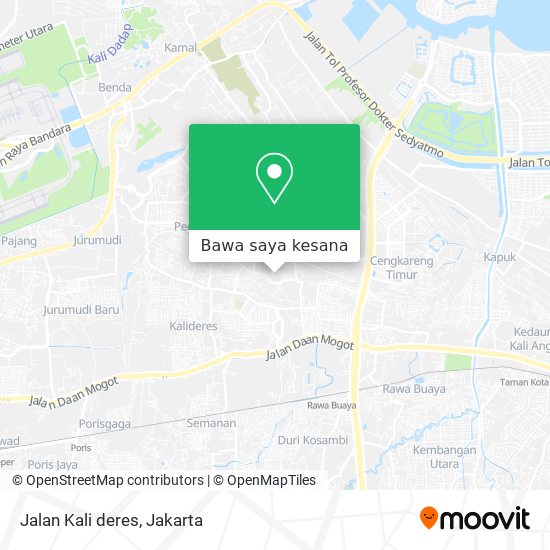 Peta Jalan Kali deres