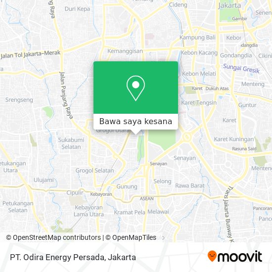 Peta PT. Odira Energy Persada