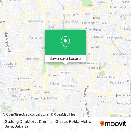 Peta Gedung Direktorat Kriminal Khusus Polda Metro Jaya