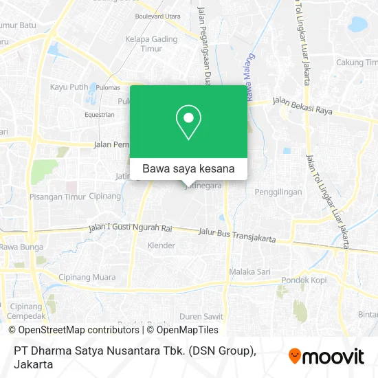 Peta PT Dharma Satya Nusantara Tbk. (DSN Group)