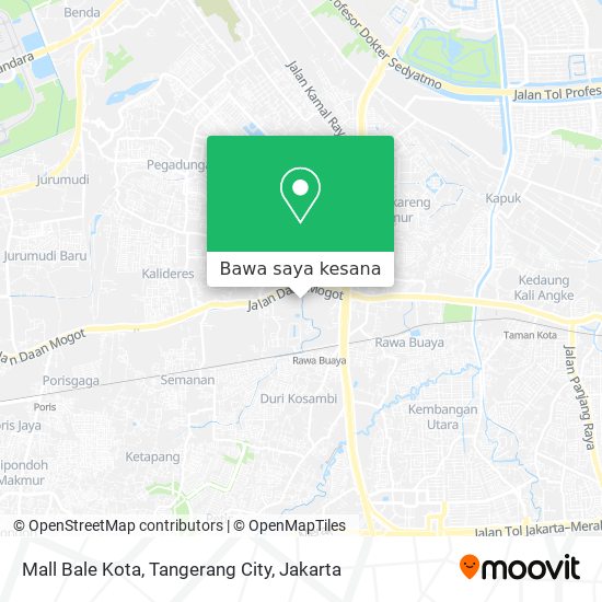 Peta Mall Bale Kota, Tangerang City