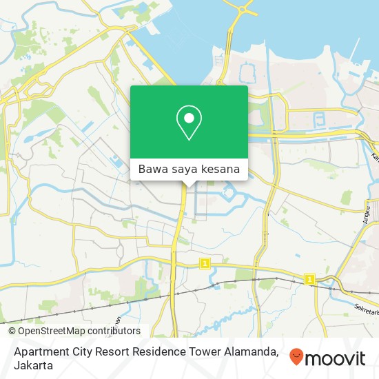 Peta Apartment City Resort Residence Tower Alamanda