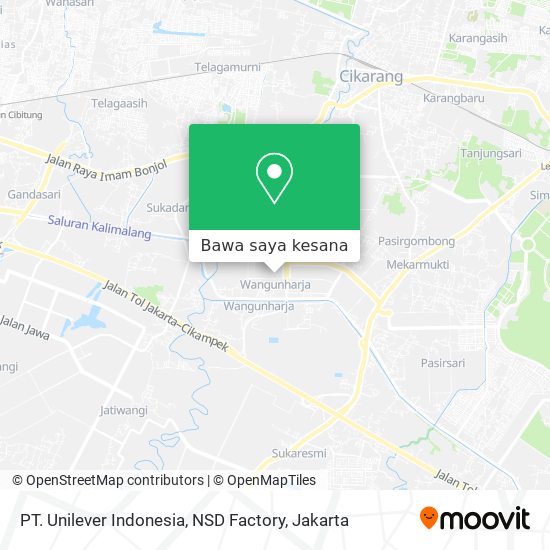 Peta PT. Unilever Indonesia, NSD Factory