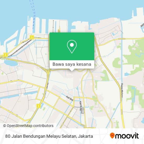 Peta 80 Jalan Bendungan Melayu Selatan