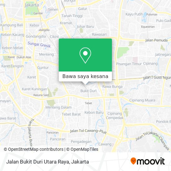 Peta Jalan Bukit Duri Utara Raya