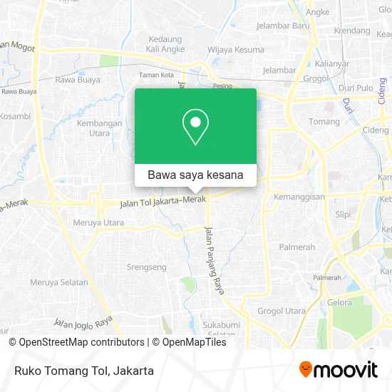 Peta Ruko Tomang Tol