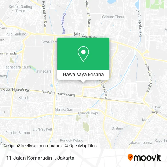 Peta 11 Jalan Komarudin I