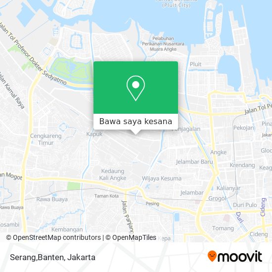 Peta Serang,Banten