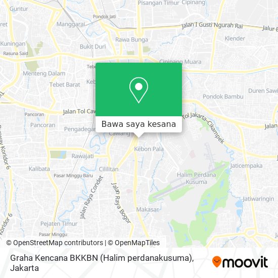 Peta Graha Kencana BKKBN (Halim perdanakusuma)