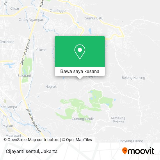 Peta Cijayanti sentul