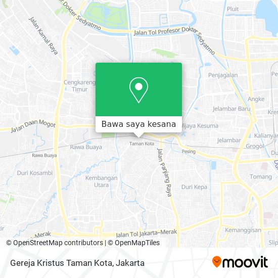 Peta Gereja Kristus Taman Kota