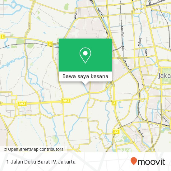 Peta 1 Jalan Duku Barat IV