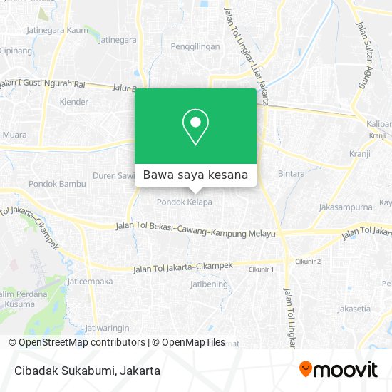 Peta Cibadak Sukabumi