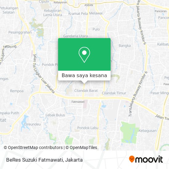 Peta BeRes Suzuki Fatmawati