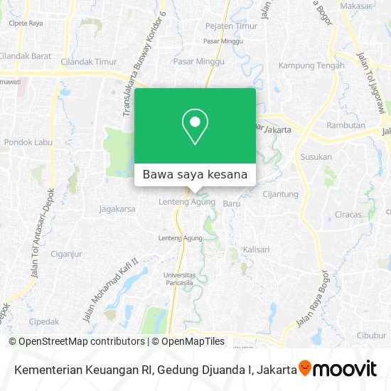 Peta Kementerian Keuangan RI, Gedung Djuanda I