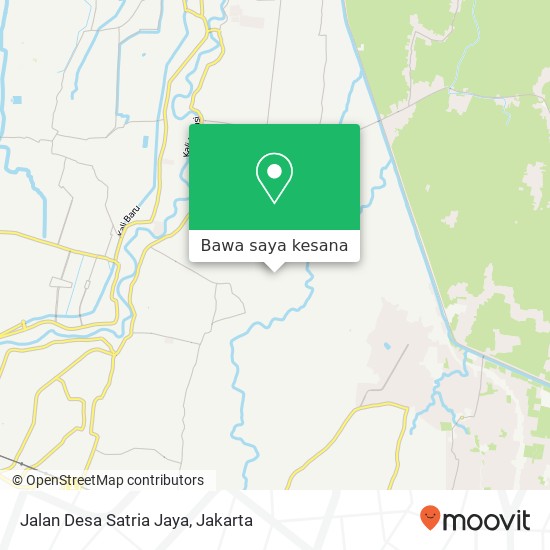 Peta Jalan Desa Satria Jaya
