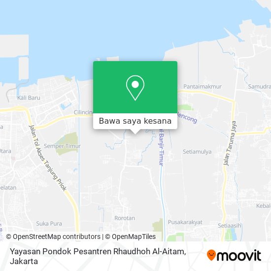 Peta Yayasan Pondok Pesantren Rhaudhoh Al-Aitam