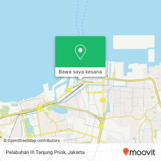 Peta Pelabuhan III Tanjung Priok