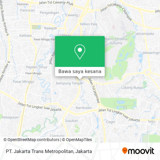 Peta PT. Jakarta Trans Metropolitan