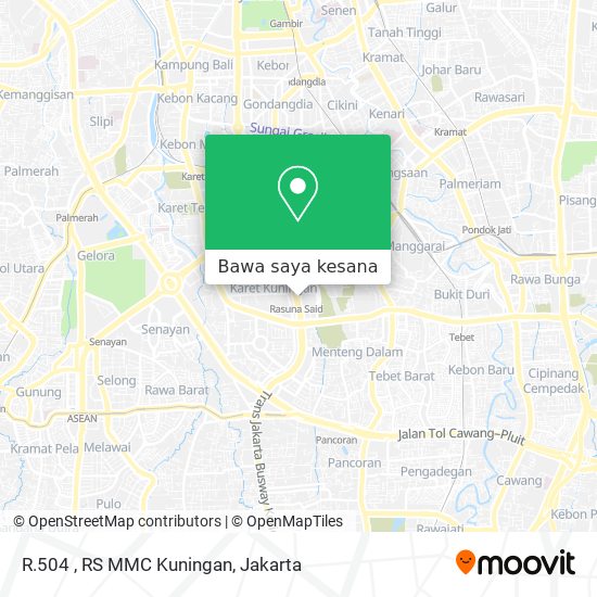 Peta R.504 , RS MMC Kuningan