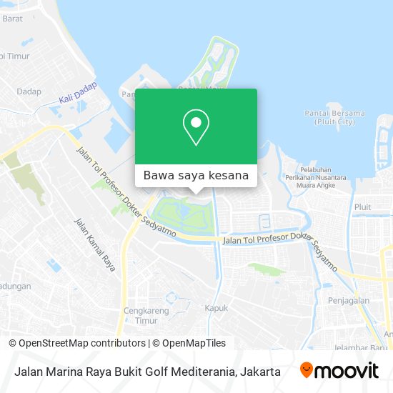 Peta Jalan Marina Raya Bukit Golf Mediterania
