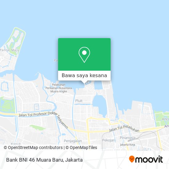 Peta Bank BNI 46 Muara Baru