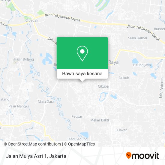 Peta Jalan Mulya Asri 1