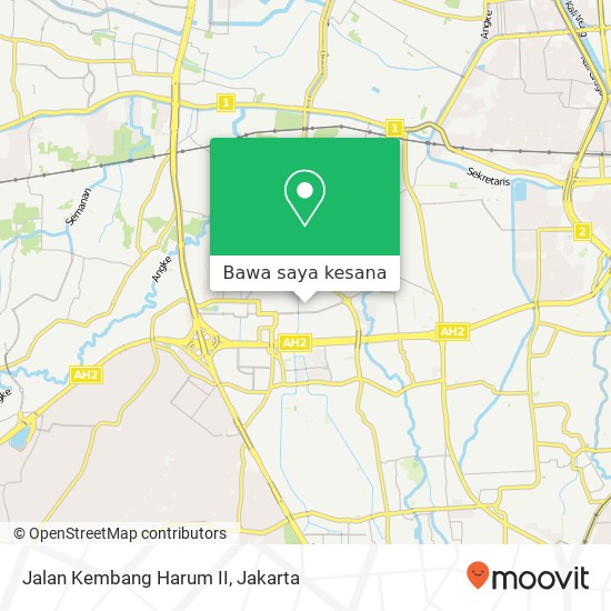 Peta Jalan Kembang Harum II