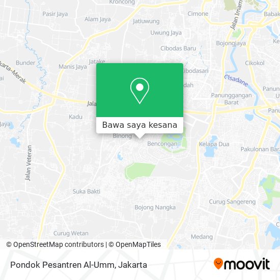 Peta Pondok Pesantren Al-Umm