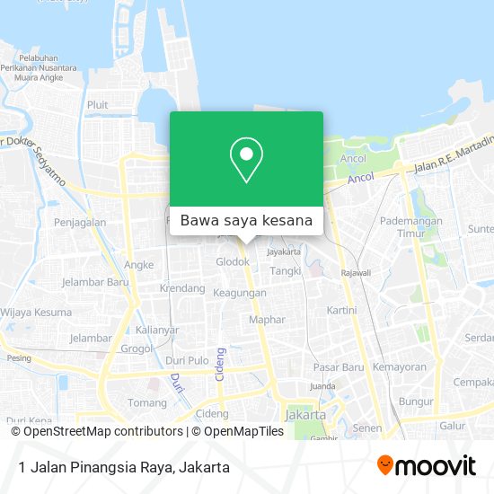 Peta 1 Jalan Pinangsia Raya