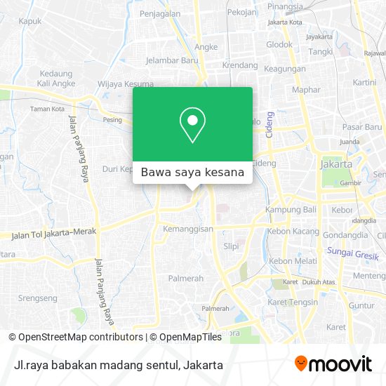Peta Jl.raya babakan madang sentul
