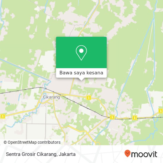 Peta Sentra Grosir Cikarang