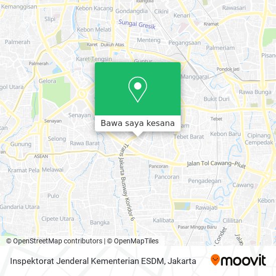 Peta Inspektorat Jenderal Kementerian ESDM