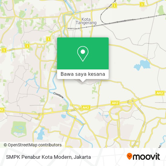 Peta SMPK Penabur Kota Modern