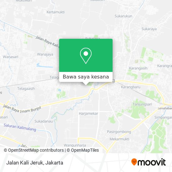 Peta Jalan Kali Jeruk