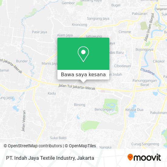 Peta PT. Indah Jaya Textile Industry