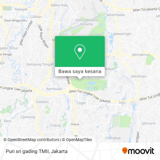 Peta Puri sri gading TMII