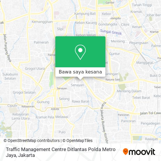 Peta Traffic Management Centre Ditlantas Polda Metro Jaya