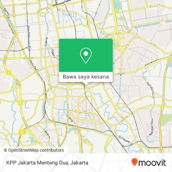 Peta KPP Jakarta Menteng Dua